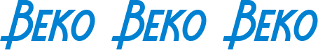 Beko Beko Beko