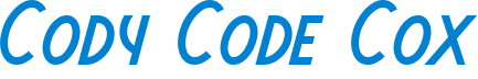 Cody Code Cox