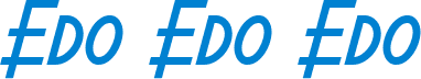 Edo Edo Edo