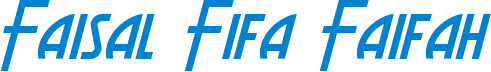 Faisal Fifa Faifah