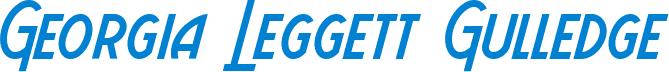 Georgia Leggett Gulledge