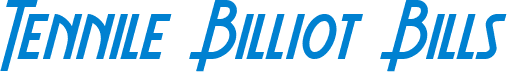 Tennile Billiot Bills